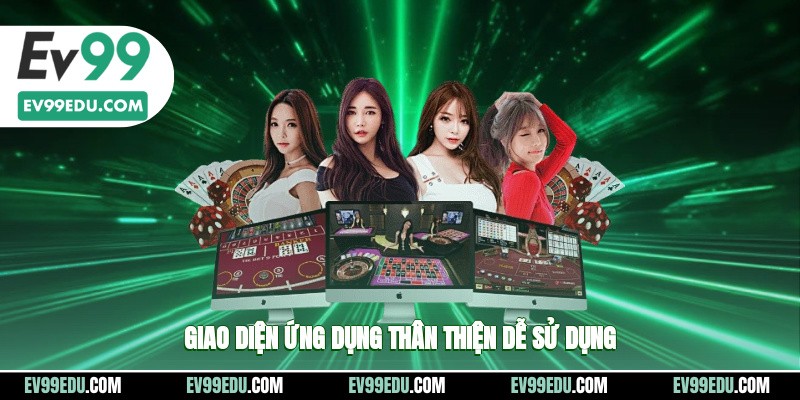 Giao diện ứng dụng vô cùng thân thiện và dễ sử dụng